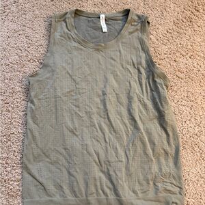 Athleta Olive Green Muscle Tee